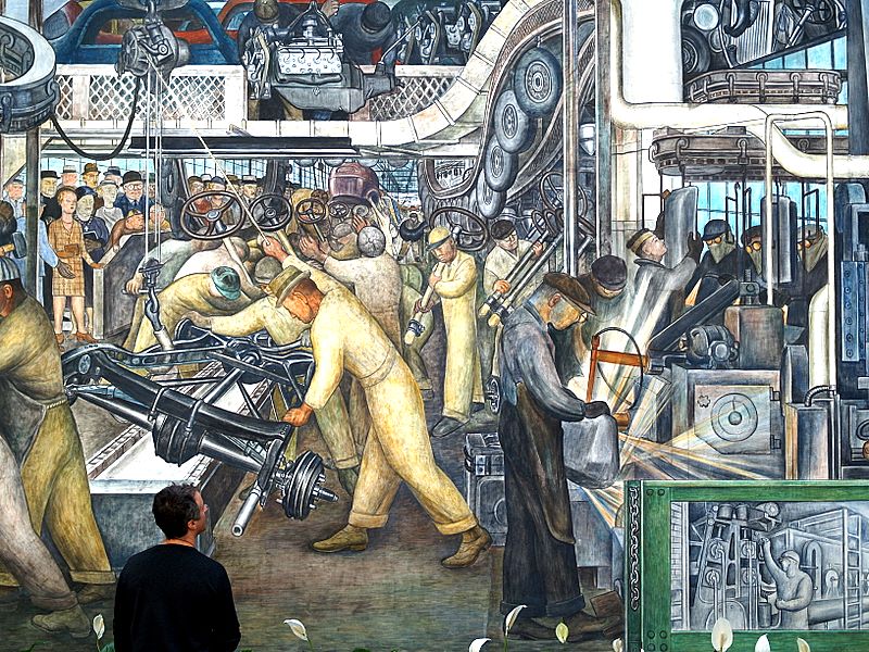 Diego Rivera. Industria Automotriz